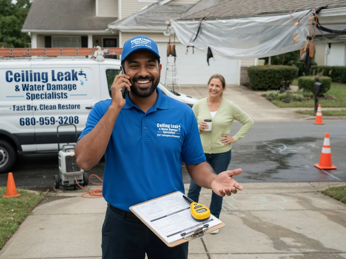 Ceiling Leak Cleanup Fuquay Varina, NC FAQs